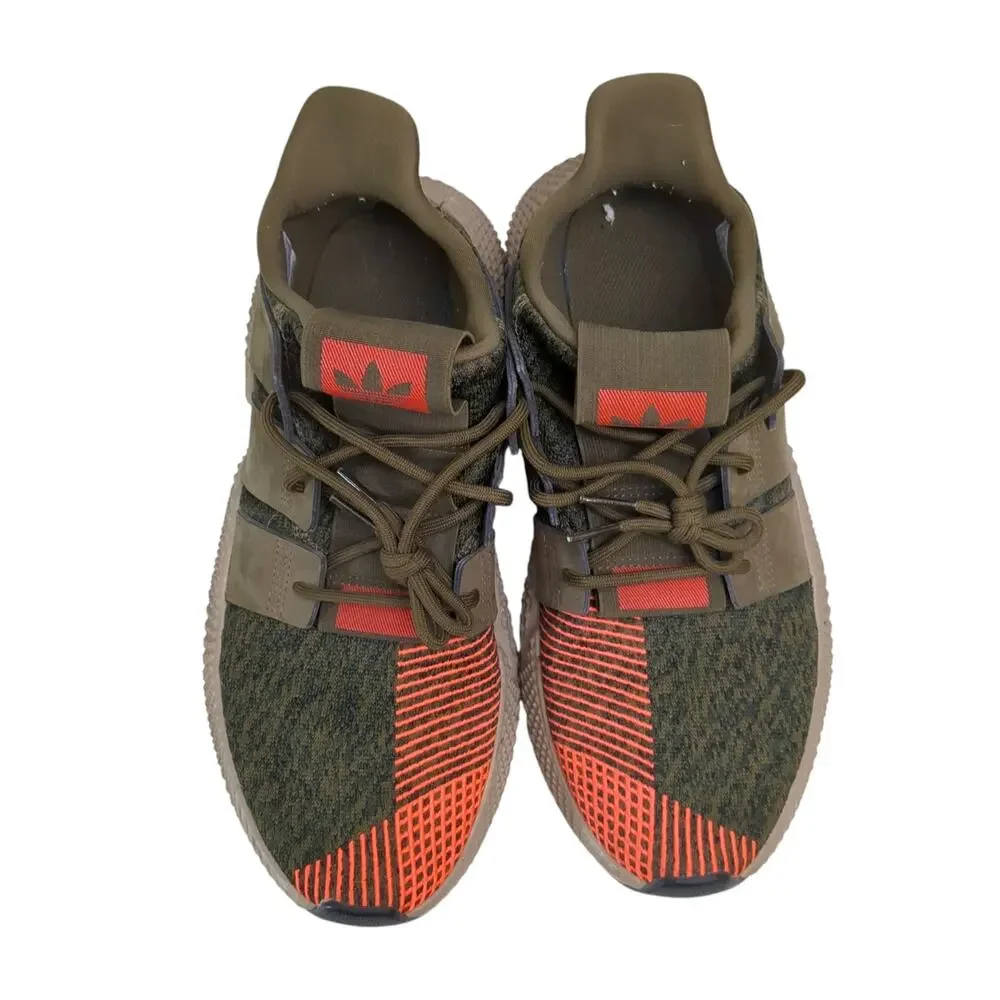 Men’s Adidas Prophere Trace Olive / Orange Sneakers Size 10.5